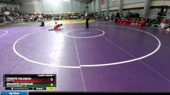 126 lbs Round 1 (16 Team) - Vicente Veloquio, Katy vs Brandon Runhaar, Austin Vandegrift