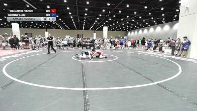 117 lbs Champ. Round 2 - Benjamin Fisher, Hurricane Wrestling Academy vs Gyorgy Liam, 505 Wrestling Club