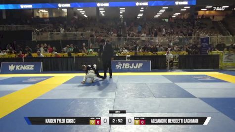 Alejandro Benedetti Lachman vs Kaiden Tyler Kosec 2025 Pan Kids Jiu-Jitsu IBJJF Championship