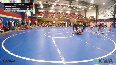 155 lbs Consi Of 4 - Kash Atchley, Claremore Wrestling Club vs Malachi Morrison, Salina Wrestling Club