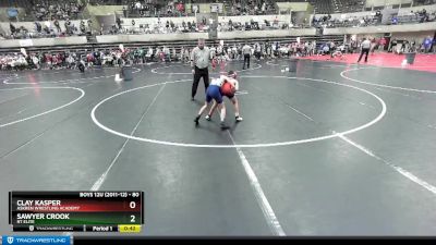 80 lbs Champ. Round 1 - Clay Kasper, Askren Wrestling Academy vs Sawyer Crook, RT Elite