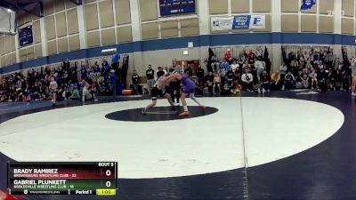 84 lbs Round 3 (4 Team) - Brady Ramirez, Brownsburg Wrestling Club vs Gabriel Plunkett, Noblesville Wrestling Club