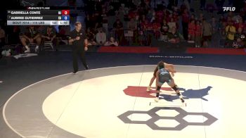 110 lbs 1st Place Match - Gabriella Conte, NJ vs Aubree Gutierrez, CA