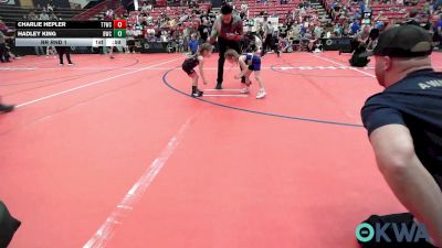 37 lbs Rr Rnd 1 - Charlie Hepler, Team Tulsa Wrestling Club vs Hadley King, Bartlesville Wrestling Club
