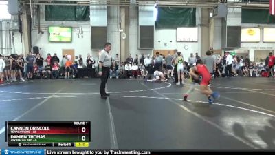 100 lbs Round 1 - Cannon Driscoll, Terps Xtreme vs Damien Thomas, Askren WA Red