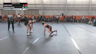 100 lbs Quarterfinals (8 Team) - Quinn Smith, Kardiac Kidz vs Kerrigan Davis, Lake WC