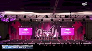 Evolution Cheer - Teal Riot [2026 L2 Youth - D2 - Small - A Day 1] 2026 One Up Grand Nationals