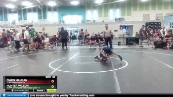 52 lbs 5th Place Match - Hunter Wilson, Tampa Bay Tigers Wrestling Club vs Owen Mangan, Team Barracuda