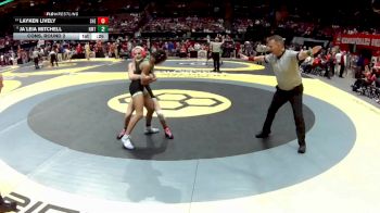 G-100 lbs Cons. Round 2 - Ja`Leia Mitchell, G-Northmont vs Layken Lively, G-Shenandoah