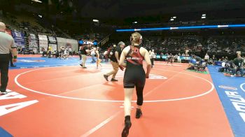 130 Class 1 lbs Quarterfinal - Emily Bischoff, Odessa vs Kaitlyn Kuelker, Union
