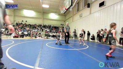 52-57 lbs Rr Rnd 1 - Paris Wellman, Viking Wrestling Club vs Kalisynn Meyer, HURRICANE WRESTLING ACADEMY