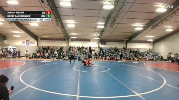 150 lbs Cons. Round 2 - Josiah Frueh, Scottsbluff vs Brett Fassbender, Spearfish