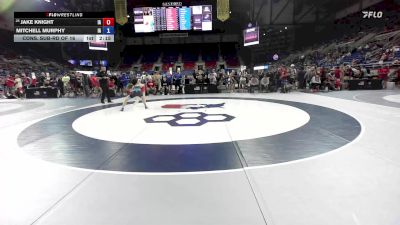 126 lbs Cons. Sub-rd Of 16 - Jake Knight, IA vs Mitchell Murphy, IA