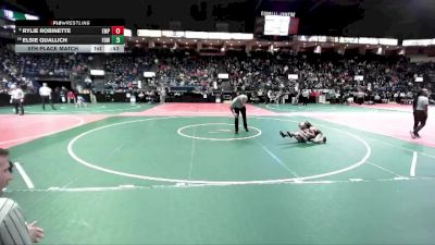 61 lbs 5th Place Match - Elsie Quallich, FOWCA vs Rylie Robinette, EMPA