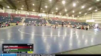 120 lbs Round 3 (10 Team) - Kivah Caballero, HAWAII vs Clover Williams, OKLAHOMA