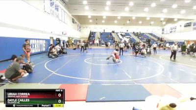 113 lbs 1st Place Match - Uriah Correa, Servite High School vs Dayle Cailles, Valencia HS