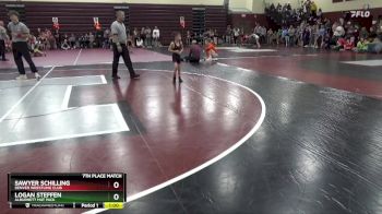 SPW-8 lbs 7th Place Match - Sawyer Schilling, Denver Wrestling Club vs Logan Steffen, Alburnett Mat Pack