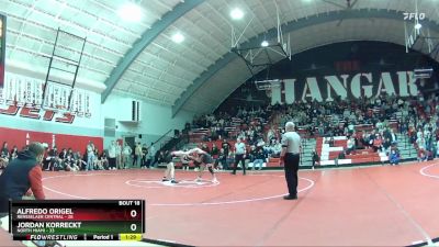 126 lbs Semis & Wb (16 Team) - Jordan Korreckt, North Miami vs Alfredo Origel, Rensselaer Central