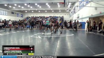 138 lbs Champ. Round 3 - Joseph Christenson, Long Beach Poly High School Wr vs Christopher Maya, El Dorado