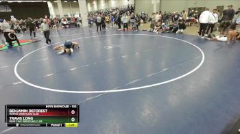 132 lbs Quarterfinal - Benjamin DeForest, MATPAC Wrestling Club vs Travis Long, Bear Cave Wrestling Club