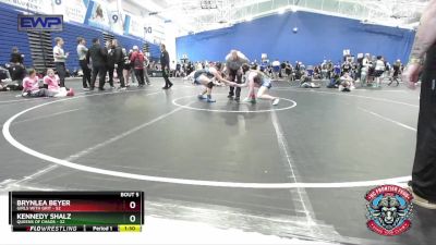 145 lbs Round 3 (4 Team) - Brynlea Beyer, Girls With Grit vs Kennedy Shalz, Queens Of Chaos