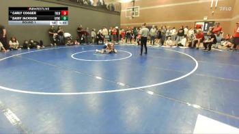 81 lbs Round 1 - Daisy Jackson, Grangeville Youth Wrestling Club vs Carly Cogger, Team Real Life Wrestling