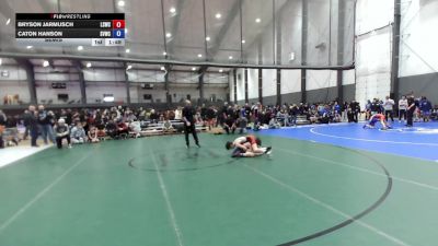 U14 FS - 100 lbs Semis - Bryson Jarmusch, Lake Stevens Wrestling Club vs Caton Hanson, Snoqualmie Valley Wrestling Club