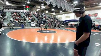 157 lbs Cons. Round 3 - Dylan Magana, Poway vs Stephan Frankini, St Monica