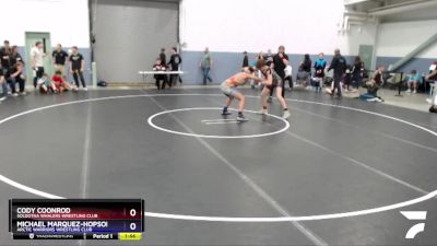 152 lbs Round 2 - Michael Marquez-Hopson, Arctic Warriors Wrestling Club vs Cody Coonrod, Soldotna Whalers Wrestling Club