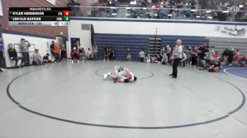 125 lbs Champ. Round 2 - Lincoln Bastian, Idaho Gold Wrestling Club vs Kyler Henderson, Small Town Grims