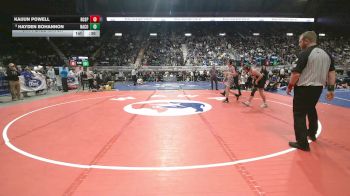 4A-120 lbs 5th Place Match - Kaijun Powell, Rock Springs vs Hayden Bohannon, Natrona County