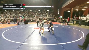 115 lbs 5th Place Match - Sabrina Gentzler, Worland vs Aspen Beutler, Wind River