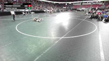 D2-150 lbs Cons. Round 1 - Traysen Thomason, Whitewater vs Murphy Beyer, Freedom