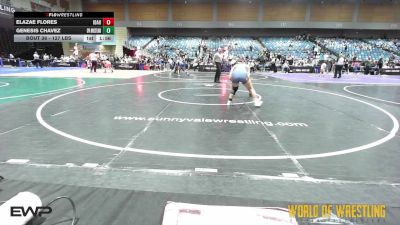 127 lbs Quarterfinal - Elazae Flores, Idaho Gold vs Genesis Chavez, CPA Wrestling