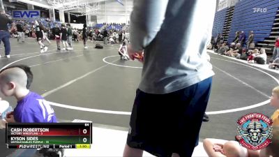 64 lbs Round 2 (4 Team) - Cash Robertson, Victory Wrestling vs Kyson Sides, Untouchables Purple