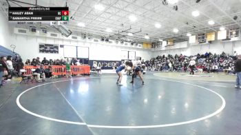 170 lbs Champ. Round 1 - Samantha Freire, Chaparral vs Hailey Aban, Rancho Cucamonga