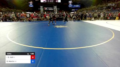 132 lbs Rnd Of 64 - Sean Hall, ID vs Brice Martin, OK