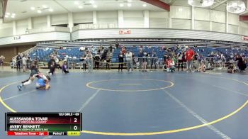 69 lbs Cons. Round 1 - Alessandra Tovar, Prosser Wrestling Academy vs Avery Bennett, Rhyno Academy Of Wrestling