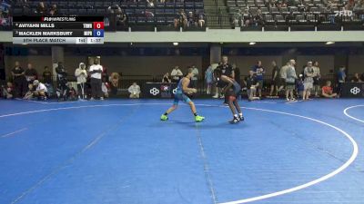 96 lbs 5th Place Match - Aviyahn Mills, Treehouse Wrestling vs Macklen Marksbury, Michigan Premier