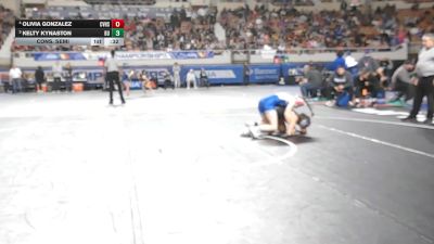 122-D1 Cons. Semi - Olivia Gonzalez, Canyon View High School vs Kelty Kynaston, Buena High School