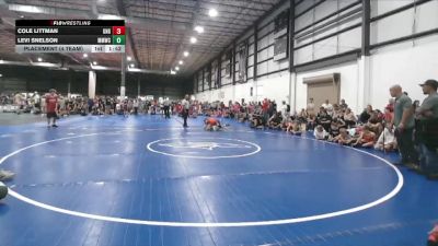 90 lbs Placement (4 Team) - Levi Snelson, MIDLOTHIAN MINERS WRESTLING CLUB vs Cole Littman, GREAT NECK WRESTLING CLUB GOLD