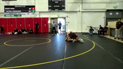 174 lbs Cons. Round 2 - Jesus Pena, Imperial Valley College vs Jacob Longcrier, Mt. Sac