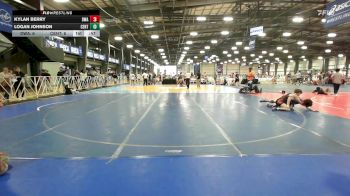 120 lbs Rr Rnd 3 - Kylan Berry, Diesel Wrestling Academy vs Logan Johnson, CentralMD Blue