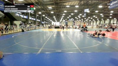 120 lbs Rr Rnd 3 - Kylan Berry, Diesel Wrestling Academy vs Logan Johnson, CentralMD Blue