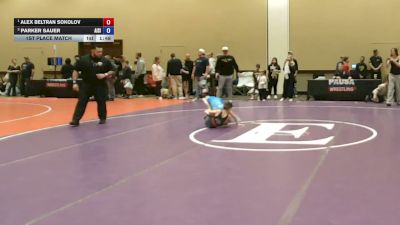 49-53 lbs 1st Place Match - Alex Beltran Sokolov vs Parker Sauer, All I See Is Gold Academy