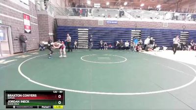 80 lbs Quarterfinal - Braxton Conyers, Suples vs Jordan Ineck, Idaho Gold