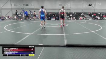 165 lbs Round 2 (8 Team) - Gage Losiewicz, Wisconsin vs Arno Makaryan, California Red