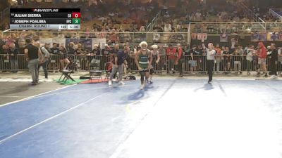 165 3A Champ. Round 1 - Joseph Foalima, Flagler Palm Coast vs Julian Sierra, Christopher Columbus H S