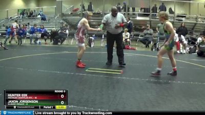 120 lbs Round 3 (6 Team) - Hunter Eek, Michigan Grappler RTC vs Jaxon Jorgenson, Illinois Menace