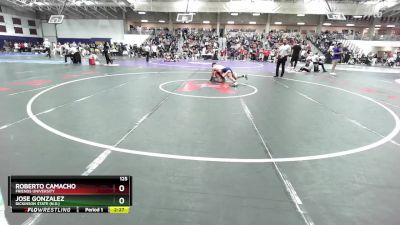 125 lbs Champ. Round 2 - Roberto Camacho, Friends University vs Jose Gonzalez, Dickinson State (N.D.)